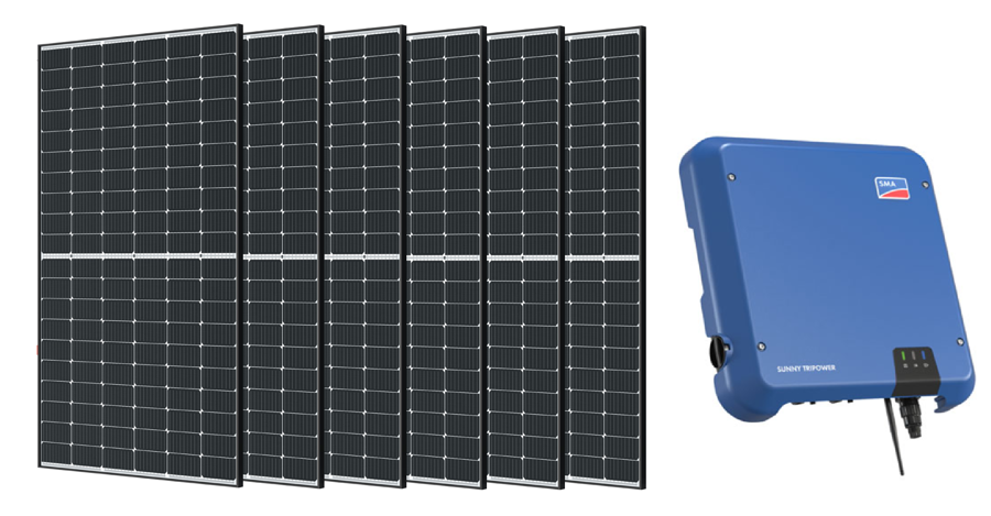 5 kW saules PV paneļu sistēma